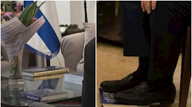 נתניהו ספר אמנות, צילום: מסך